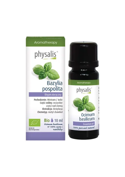 Olejek Eteryczny Bazylia Pospolita BIO 10 ml Physalis