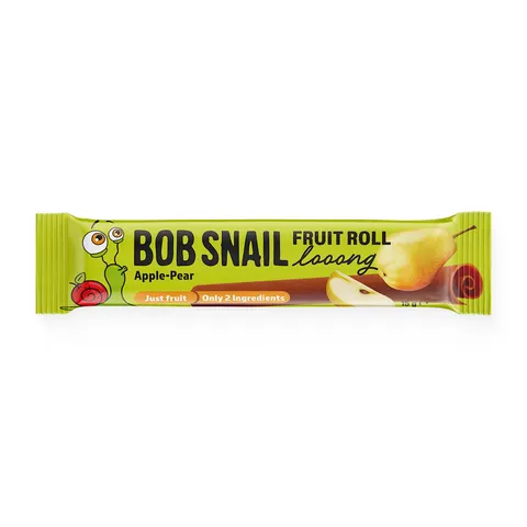 Przekąska Roll Long Jabłko - Gruszka Bez Dodatku Cukrów 15 g Bob Snail