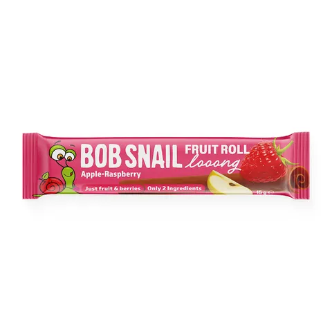 Przekąska Roll Long Jabłko - Malina Bez Dodatku Cukrów 15 g Bob Snail