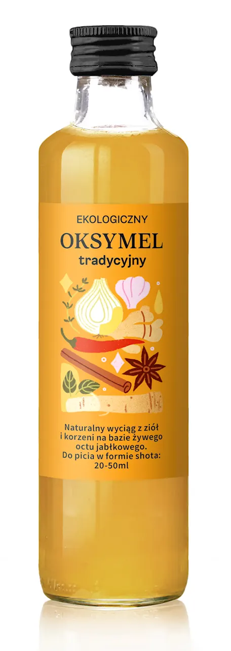 Oksymel Tradycyjny BIO 250 ml Delikatna