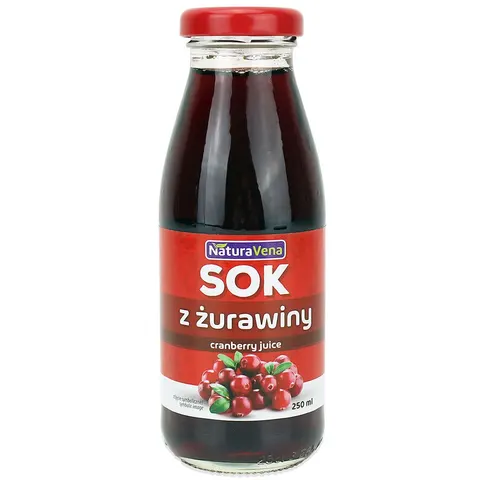Sok z Żurawiny 250 ml Naturavena