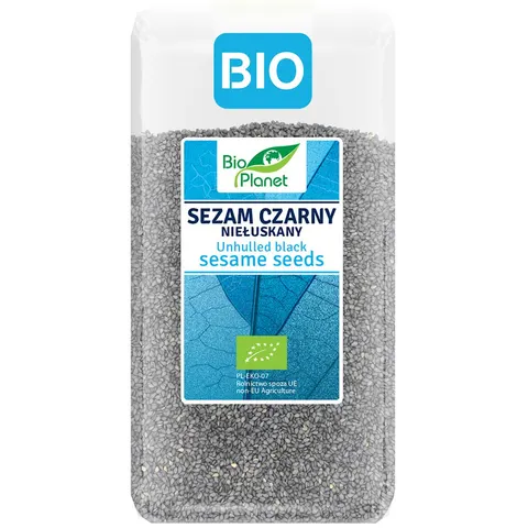 Sezam Czarny Niełuskany BIO 400 g Bio Planet