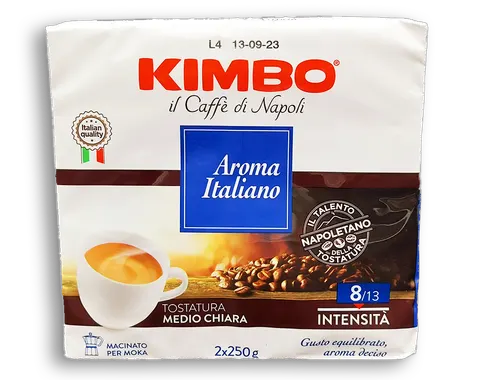 Kawa mielona Kimbo aroma italiano 2 x 250g