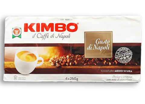Kawa mielona KIMBO Gusto di Napoli 4 x 250g