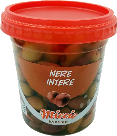 Oliwki czarne z pestką Miccio 200 g