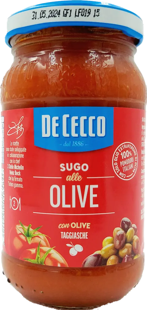 Sos Oliwki i Pomidory DECECCO 200 g