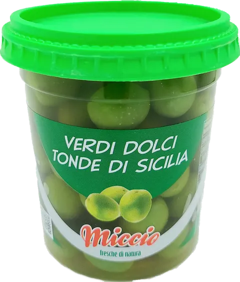 Oliwki zielone Sycylijskie Miccio 200 g