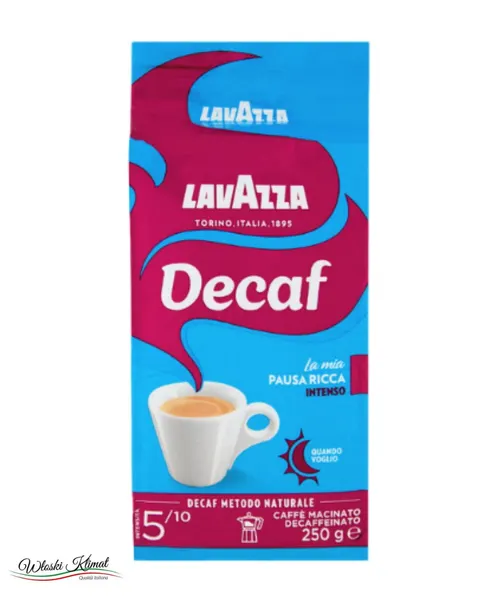 Kawa mielona LAVAZZA Intenso bez kofeiny 250 g