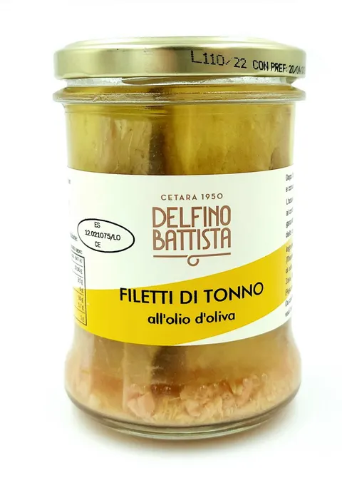 Tuńczyk w filetach w oliwie z oliwek Delfino 275 g
