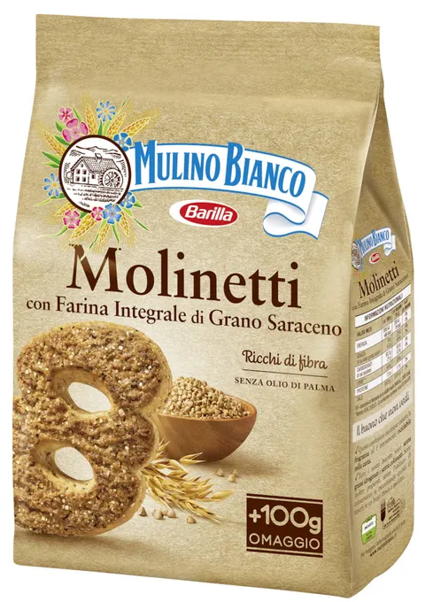 Ciastka pełnoziarniste Molinetti Mulino Bianco 800 g