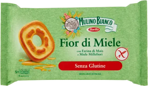 Ciasteczka bez glutenu Fior di Miele Mulino Bianco x 6 250 g