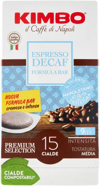 Kawa bez kofeiny w saszetkach Kimbo 15 szt.