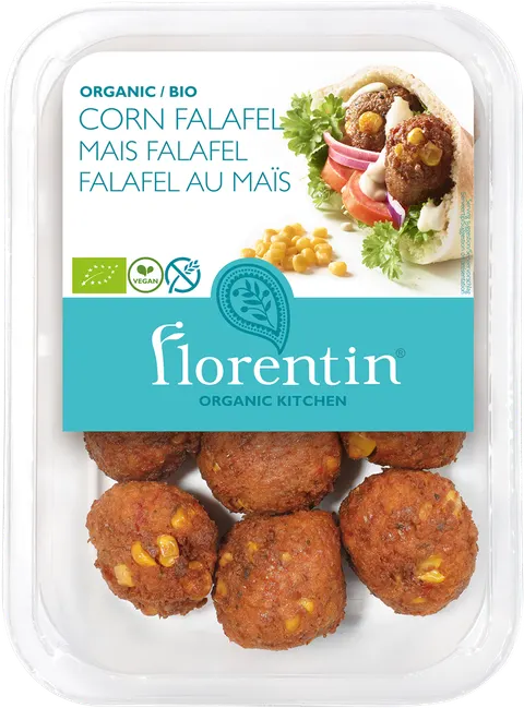 Falafel z Kukurydzą i Papryką Bezglutenowy BIO 240 g Florentin