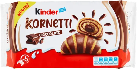 Rogaliki Kinder KORNETTI czekoladowe 6 szt 270g
