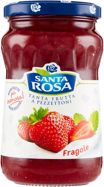Włoska Konfitura truskawkowa SANTA ROSA 350g