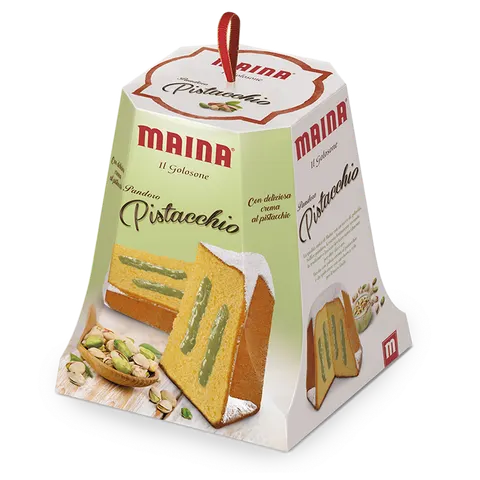 Pandoro z nadzieniem pistacjowym Maina 750g