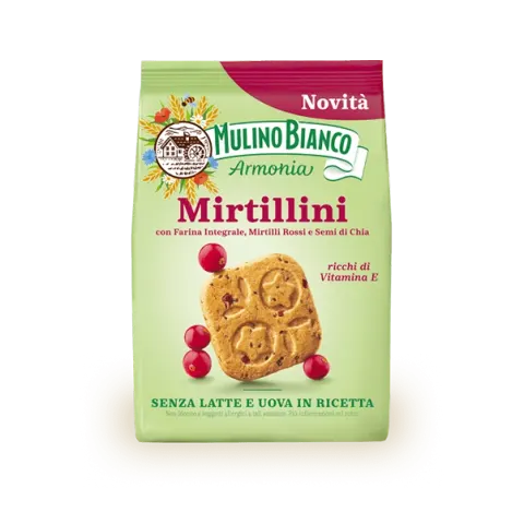 Ciastka kruche z żurawiną Mulino Bianco MIRTILLINI 270g