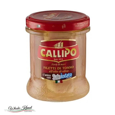 Tuńczyk w filetach w oliwie Callipo 170g