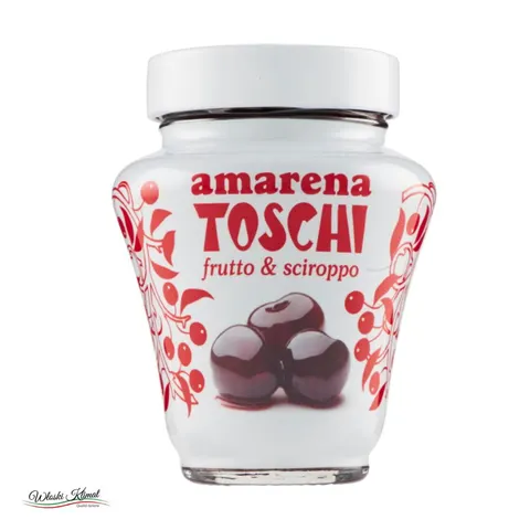 Wiśnie drylowane w syropie Amarena TOSCHI 250g