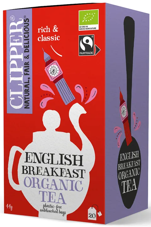 Herbata Czarna English Breakfast Fair Trade BIO (20 x 2,2g) 44g Clipper