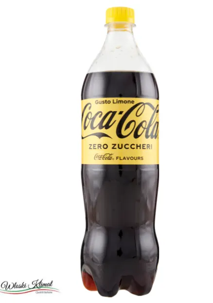 Coca-Cola z cytryną Gusto Limone BEZ CUKRU Zero Zuccheri 1L