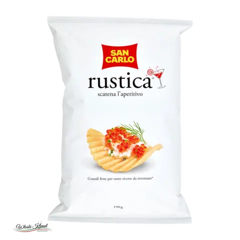 Chipsy karbowane Rustica SAN CARLO 190g