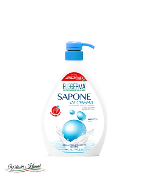 Kremowe mydło higienizujące Sapone Crema Neutro Igienizzante ELODERMA 1L