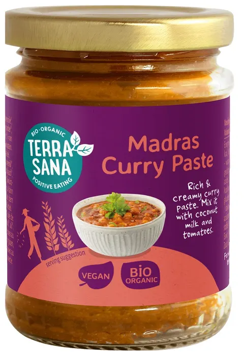 Pasta Curry Madras BIO 130 g Terrasana