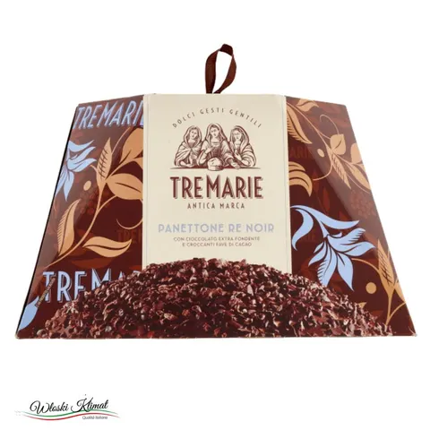 Babka Panettone z gorzką czekoladą Re Noir TRE MARIE 900g