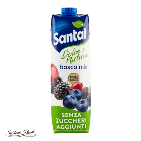 Napój bez dodatku cukru Owoce Leśne Mix Bosco Mix SANTAL 1L