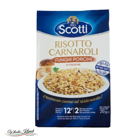 Ryż z prawdziwkami Risotto con Funghi Porcini Riso Scotti 210g