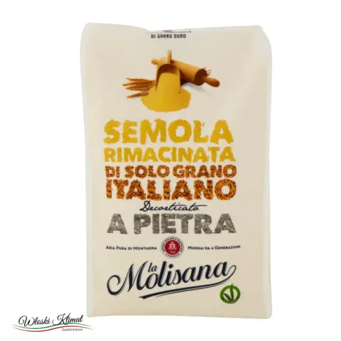 Semola z włoskiej pszenicy 100% Rimacinata a pietra Molisana 1kg