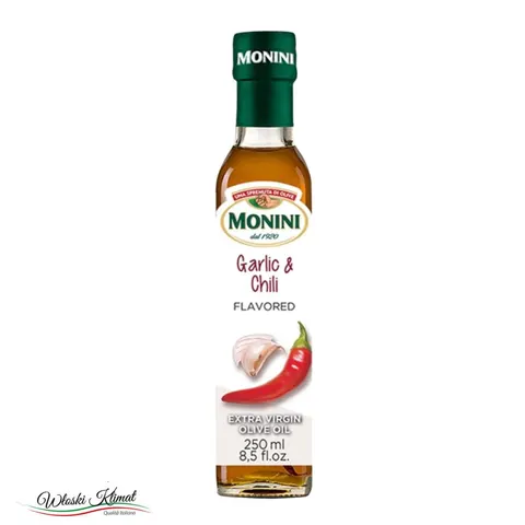 Oliwa z oliwek Extra Vergine z czosnkiem i chilli all' Aglio e Peperoncino MONINI 250ml