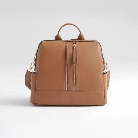 Plecak i torba dla mamy 2w1 JOISSY MINI camel 2.0