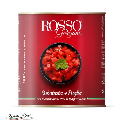Pomidory krojone w kostkę Rosso Gargano 2,5kg