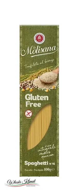 Makaron spaghetti bez glutenu Spaghetti no.15 gluten free LA MOLISANA 400g