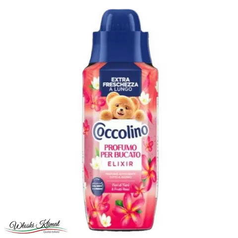 Perfumy do prania Gardenia i Owoce Leśne Tiare e Frutti Rossi Elixir COCCOLINO 342ml