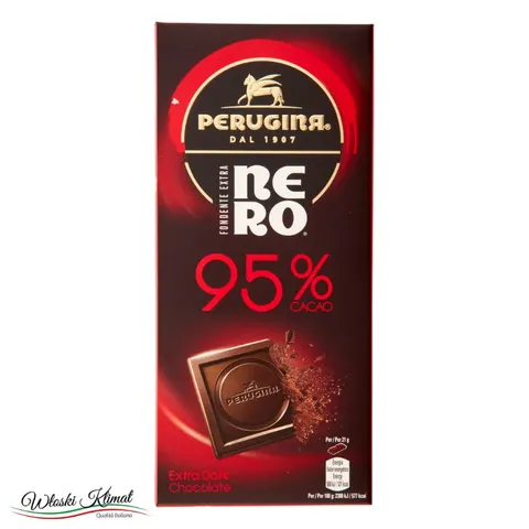 Czekolada gorzka 95% Kakao Fondente Nero Perugina 85g