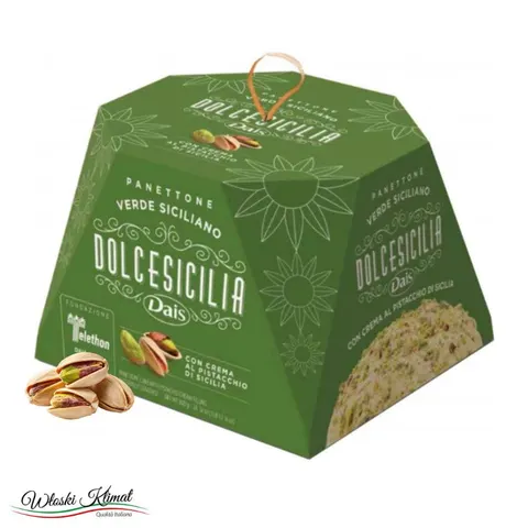 Babka Panettone z kremem pistacjowym Pistacchio Siciliano Dais 800g