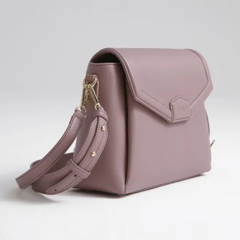 Torebka crossbody i organizer do wózka 2w1 dla Mamy MIDI mauve rose