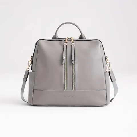Plecak i torba dla mamy 2w1 JOISSY MINI stone gray