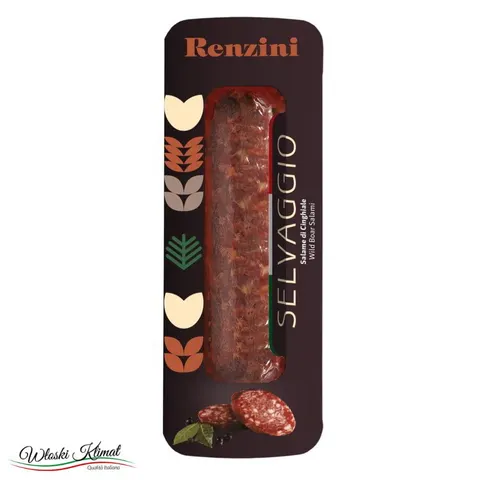 Kiełbasa Salami długodojrzewająca z Dzika Cinghiale Selvaggio RENZINI 180g
