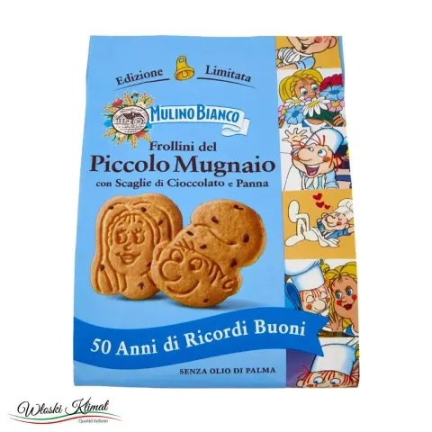 Ciastka dla dzieci z kawałkami czekolady Piccolo Mugnaio Mulino Bianco 300g