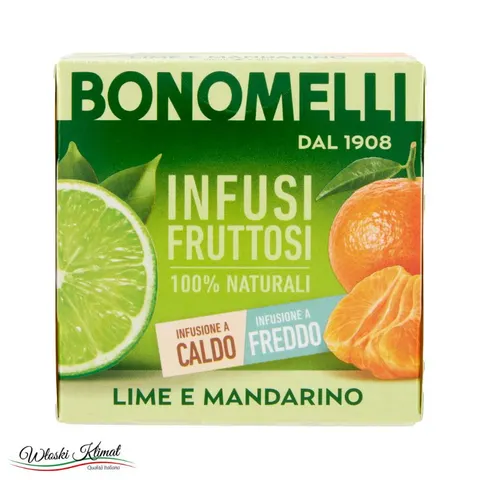 Herbata owocowa o smaku Limonki i Mandarynki Lime e Mandarino BONOMELLI 24g