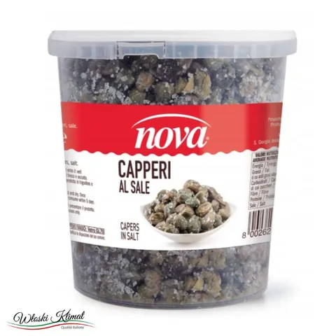 Kapary w soli morskiej Capperi al Sale NOVA 1KG
