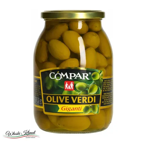 Oliwki zielone olbrzymie Olive Giganti Compar NOVA 1062ml