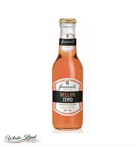 Napój bezalkoholowy MOCKTAIL BELLINI ZERO 0.0% ALCOHOL GRAZIANO’S 200ml