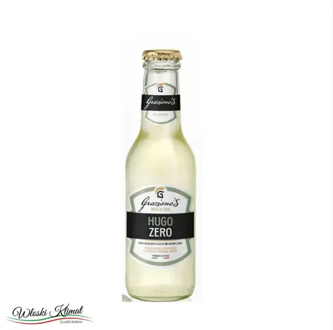 Napój bezalkoholowy MOCKTAIL HUGO ZERO 0.0% alcohol GRAZIANO’S 200ml