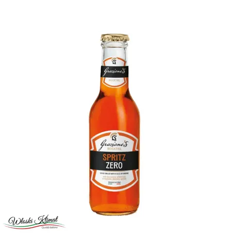 Napój bezalkoholowy MOCKTAIL SPRITZ ZERO 0.0% alcohol GRAZIANO’S 200ml