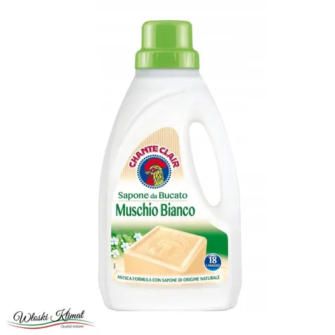 Płyn do prania Mydło Białe Piżmo Sapone Muschio Bianco CHANTECLAIR 1L